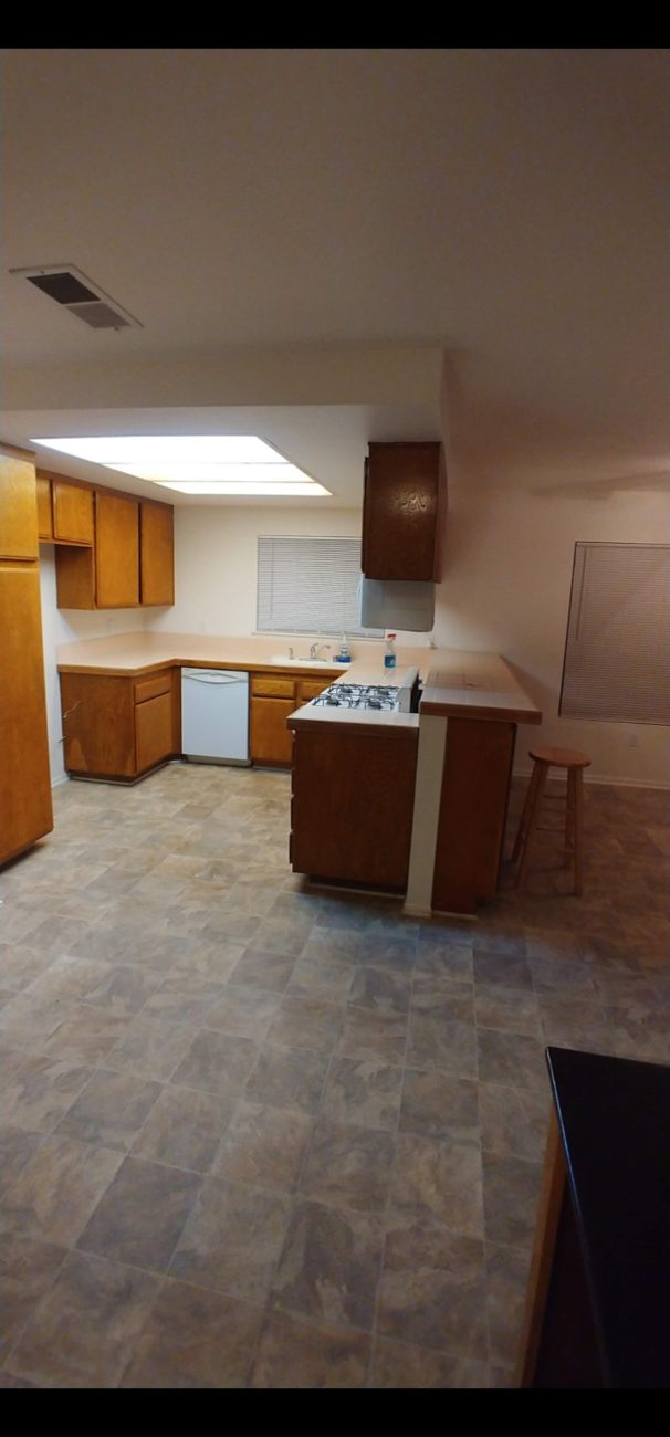 After kitchen remodel drywall work
