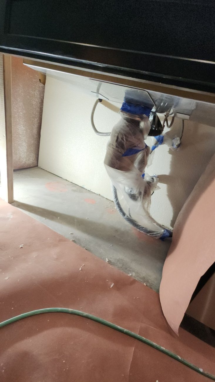 After kitchen drywall repair